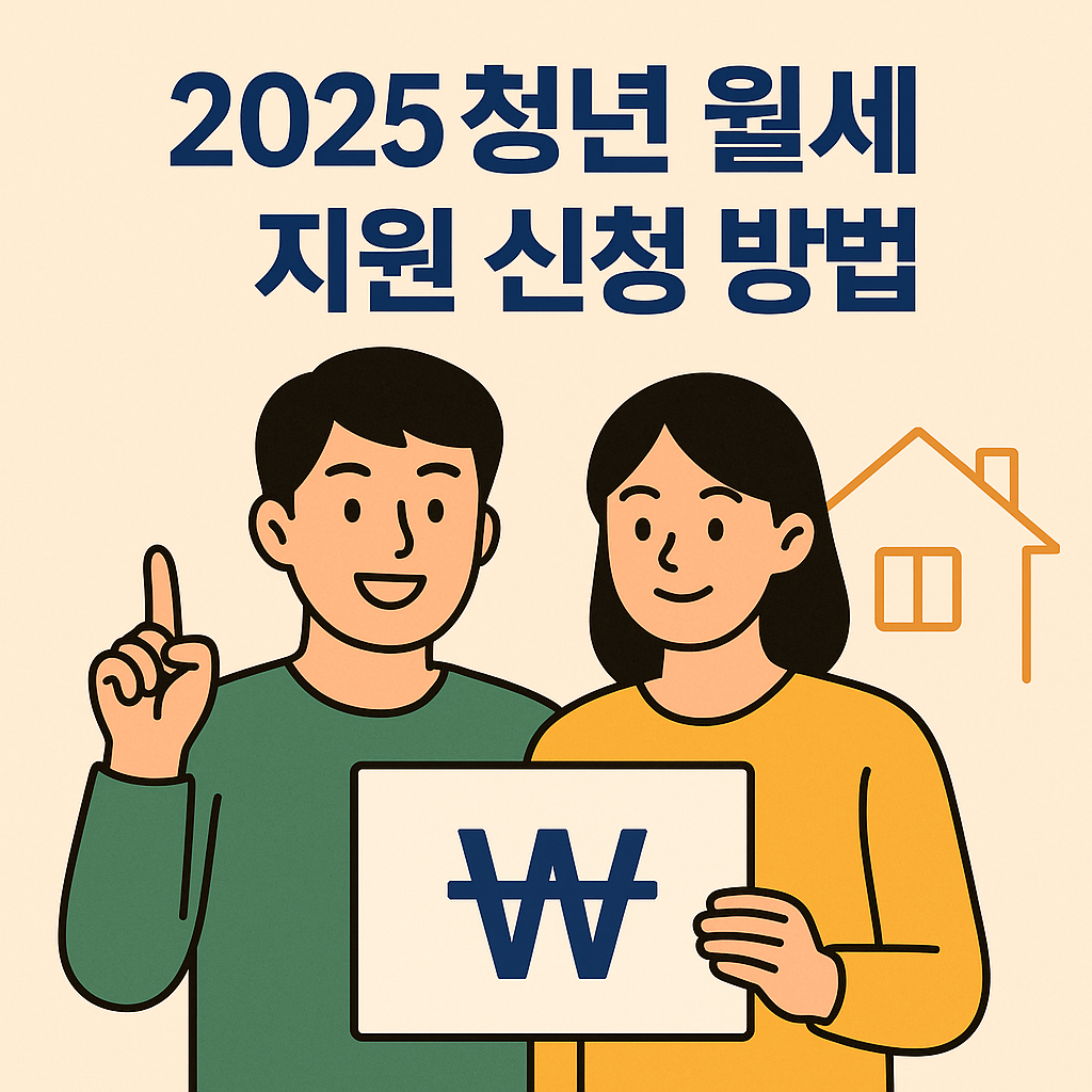 2025 청년 월세 지원 신청 방법 (조건·신청사이트 정리)