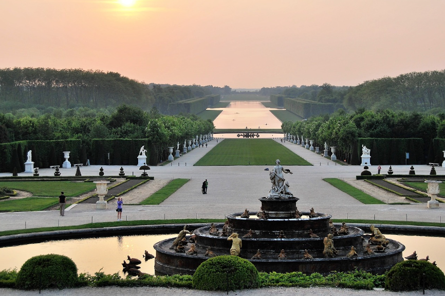 프랑스 베르사유 궁전 정원 사진