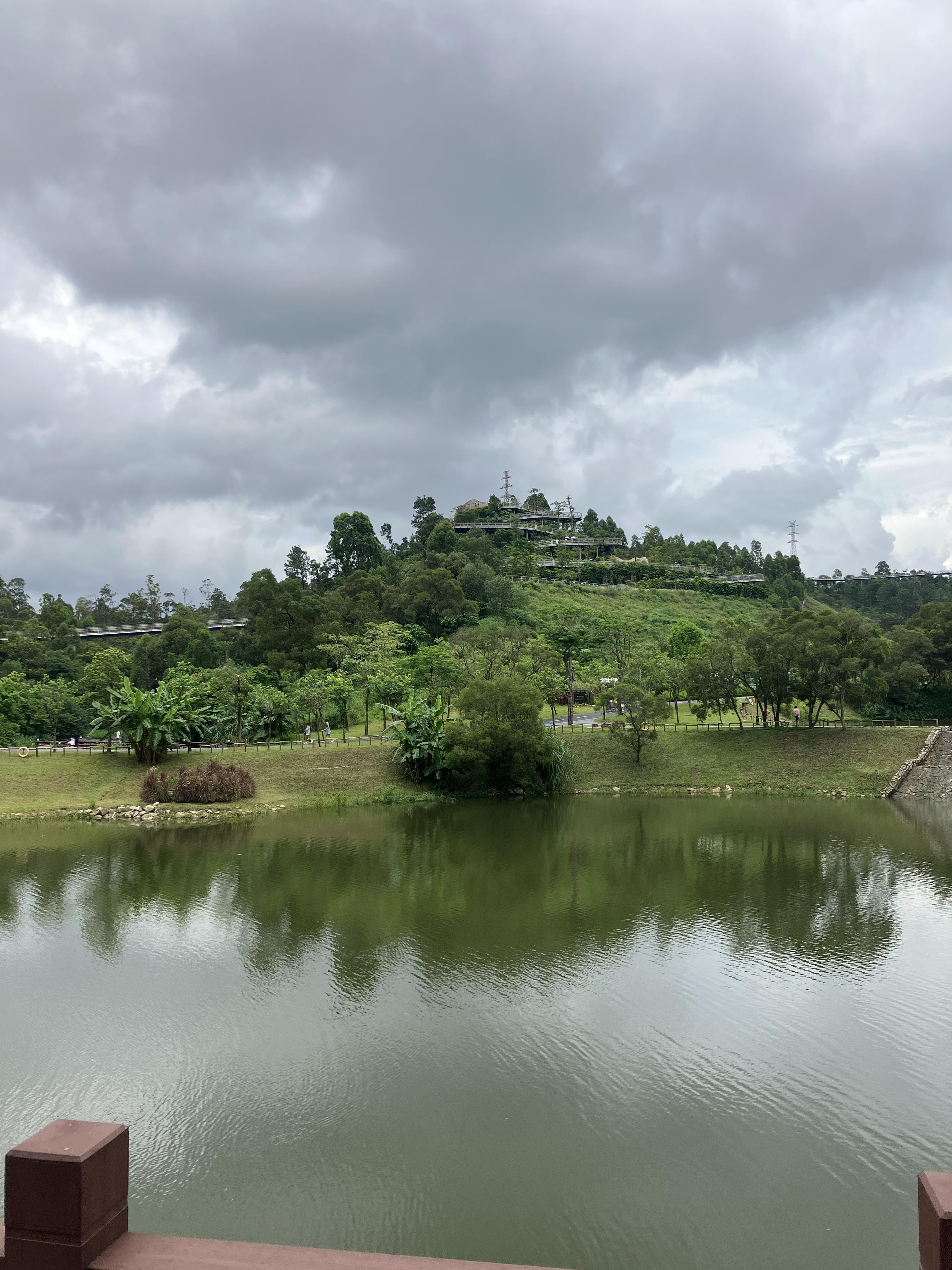 주하이공원 샹산 호수풍경