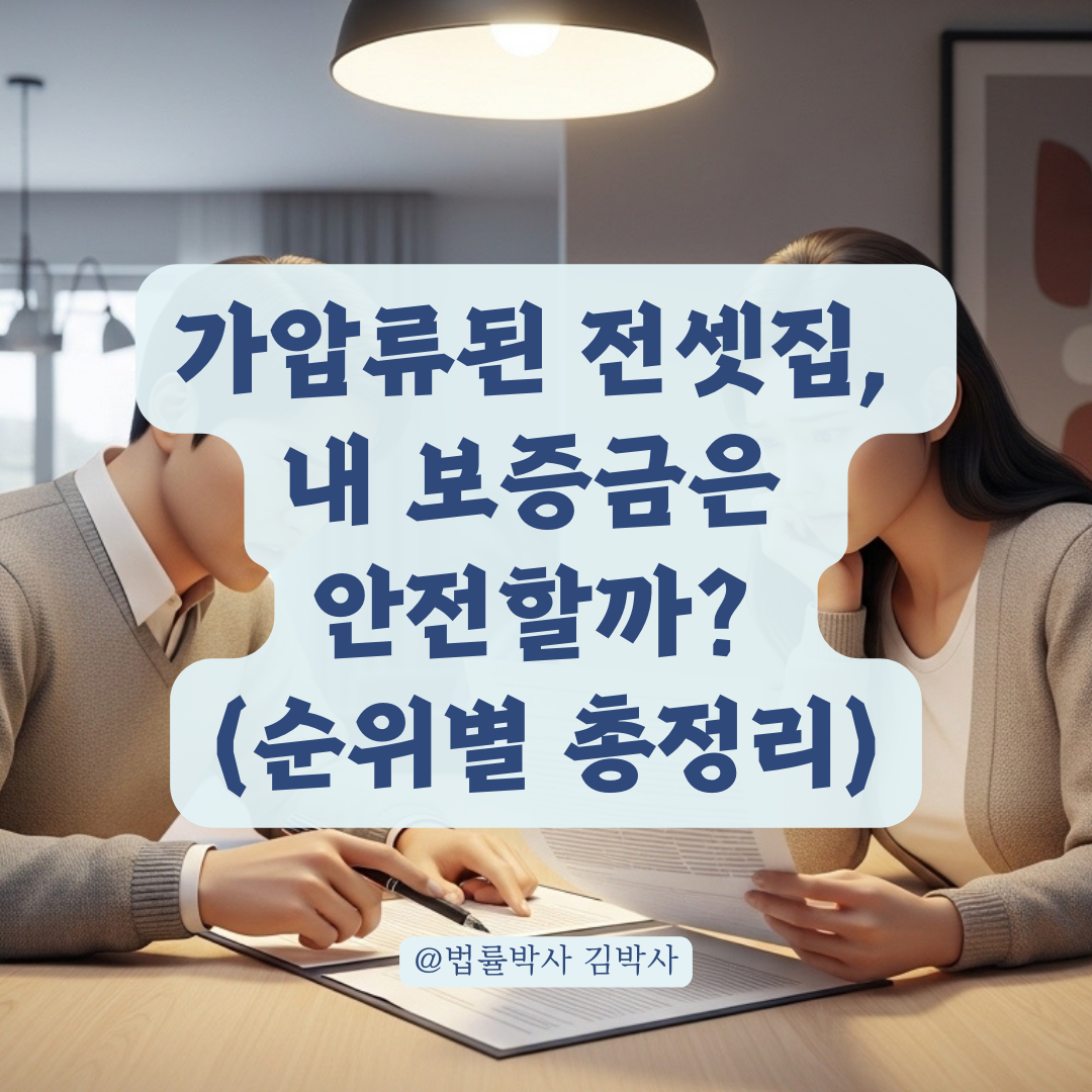 전셋집 가압류 결정 시 확정일자 효력과 보증금 보호 범위는?