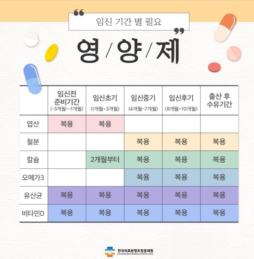 임산부가 먹어도 되는 영양제