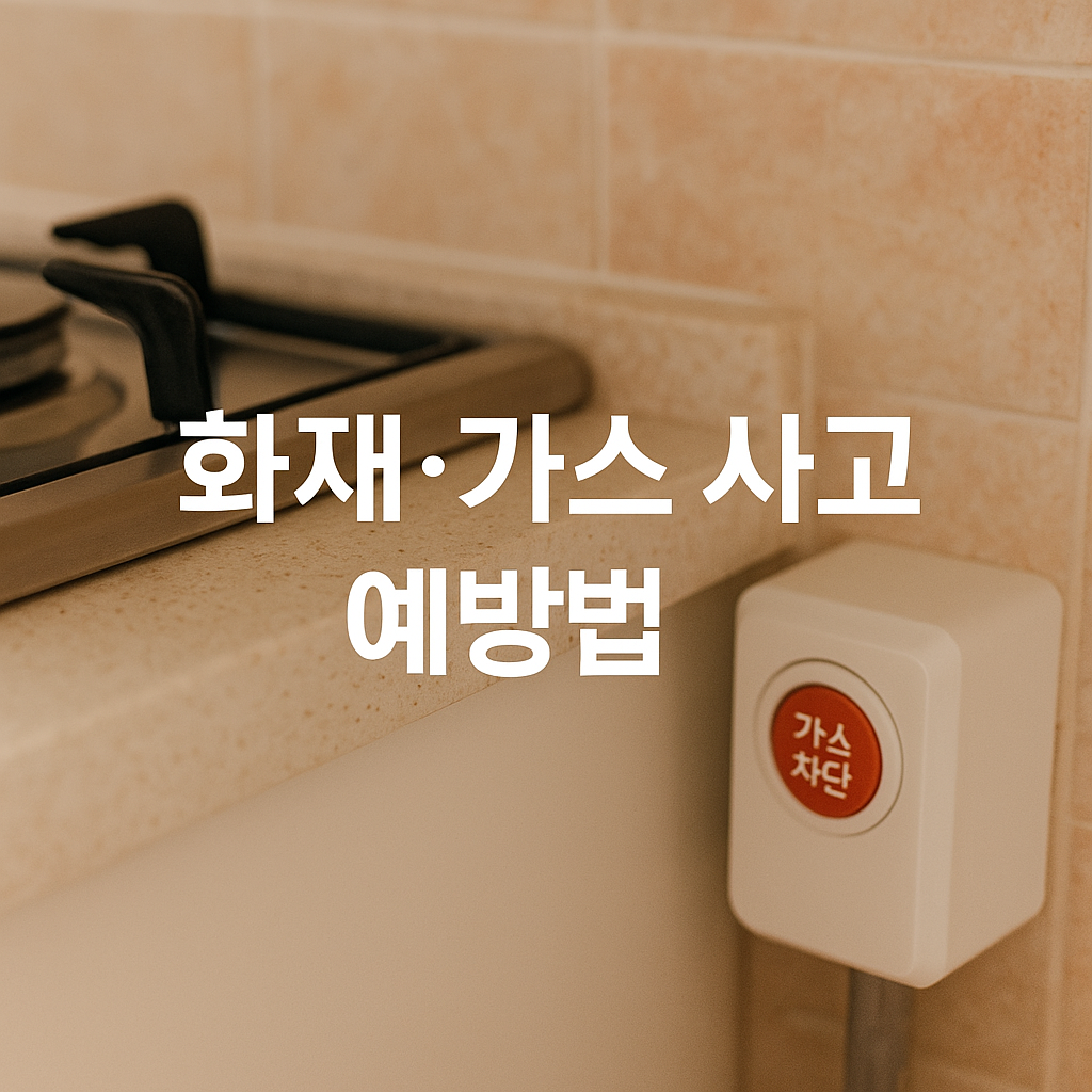 우리 집 지키는 작은 영웅들🔥 화재 감지기·가스 차단기 사용법