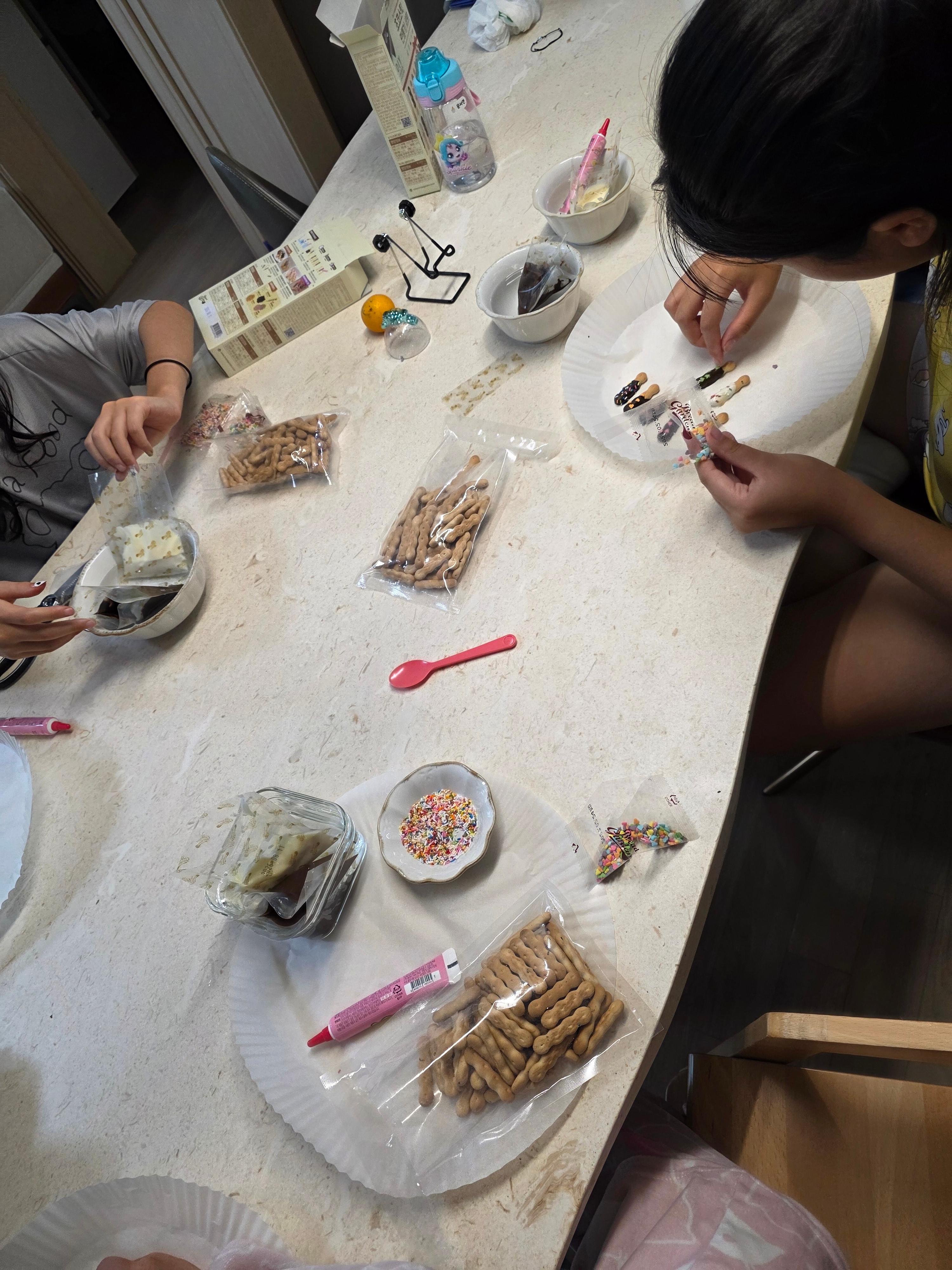 빼빼로 만들기 재료 사진