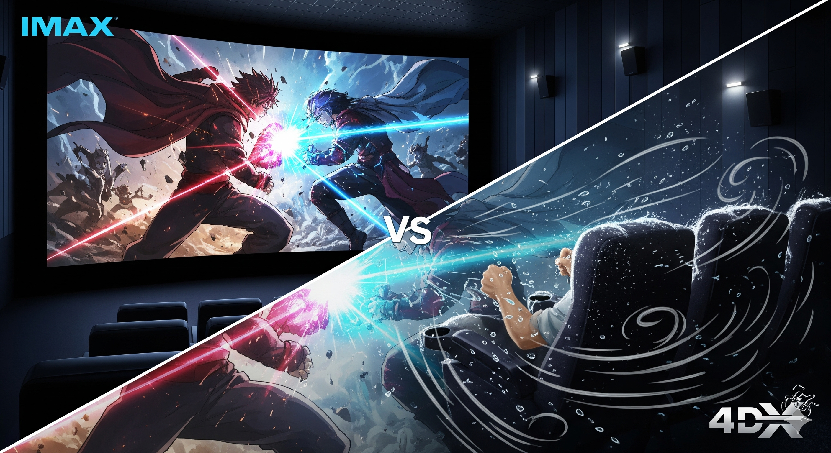 귀멸의 칼날 무한성편 IMAX vs 4DX