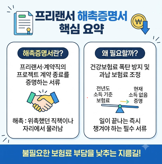 해촉증명서