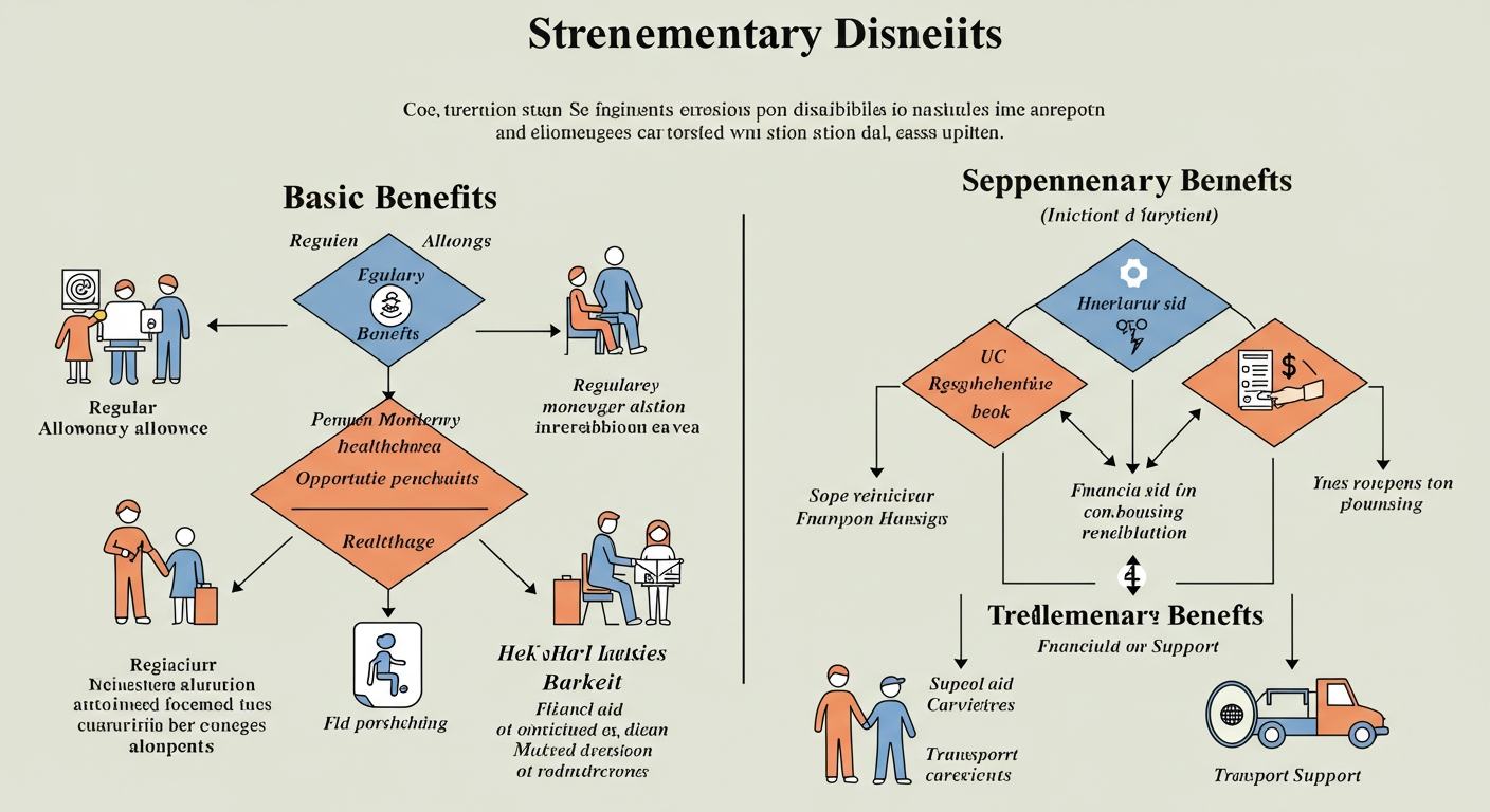 장애인연금 구성: 기초급여 + 부가급여#1