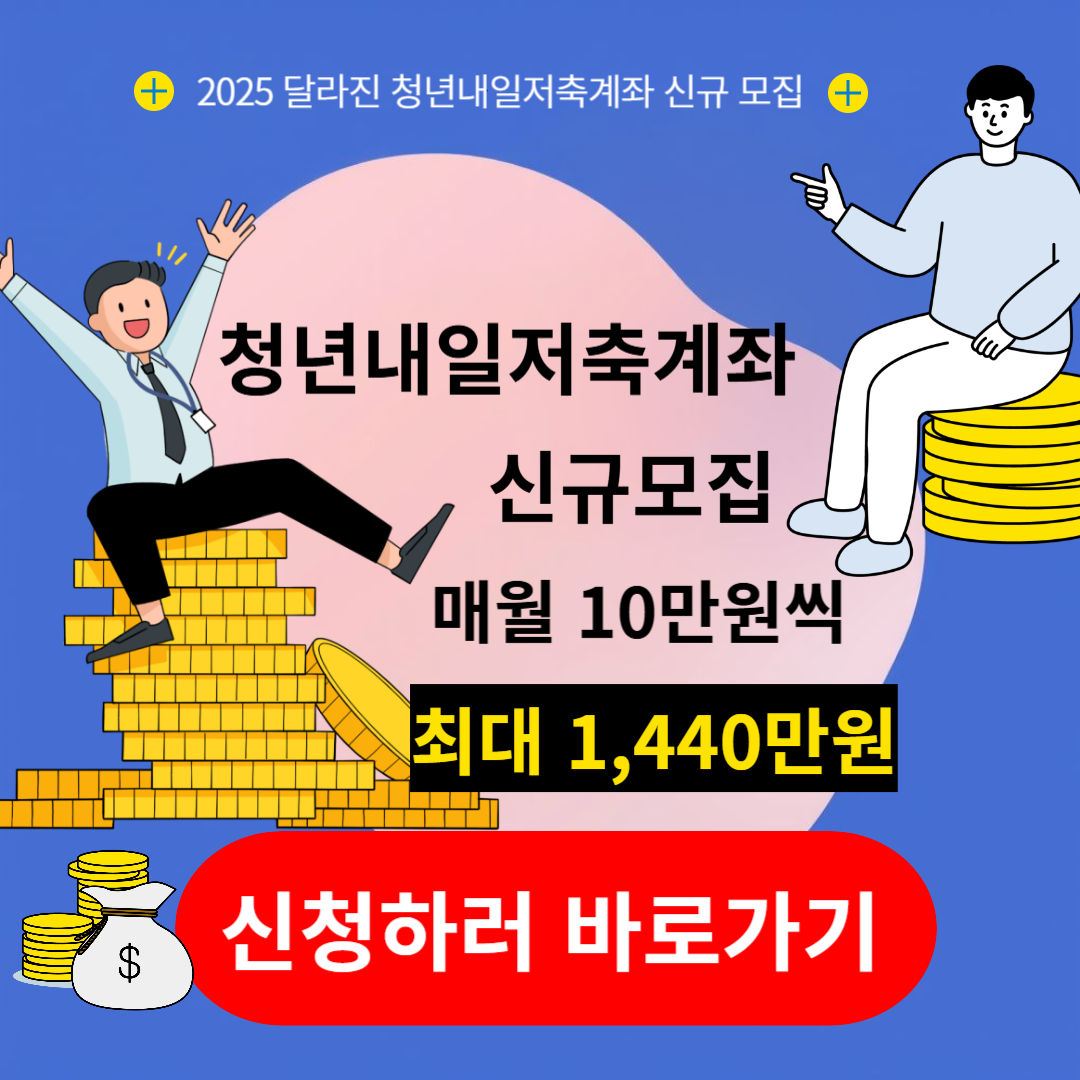 청년 내일 저축 계좌 신청 및 지급, 미지급 조건 총정리