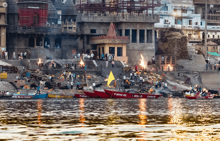 인도 바라나시 갠지즈 강
