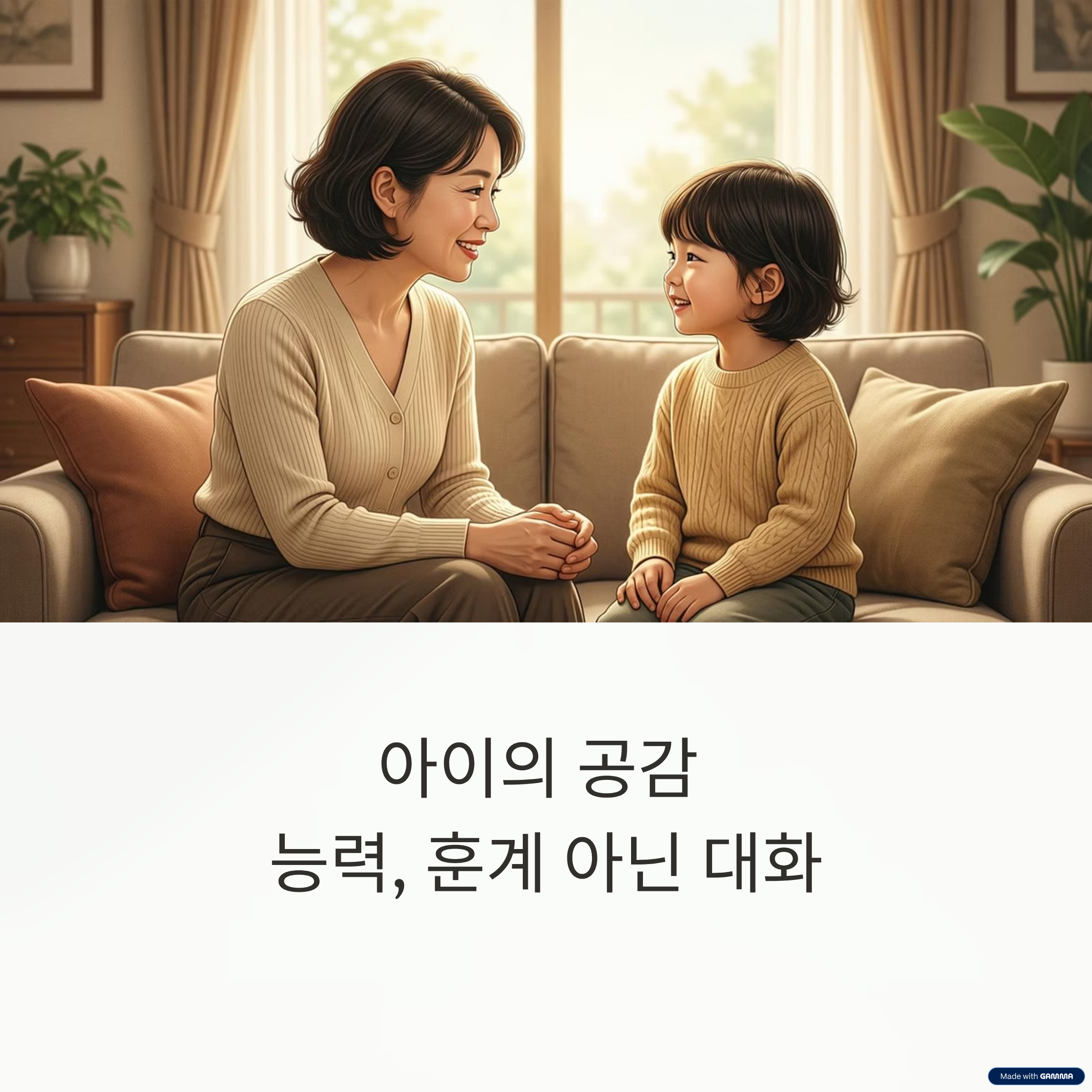 아이 공감 능력 키우는 대화법