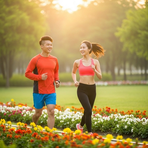 아침운동은 몸이 깨어나는 동시에 뇌도 활성화 시킨다