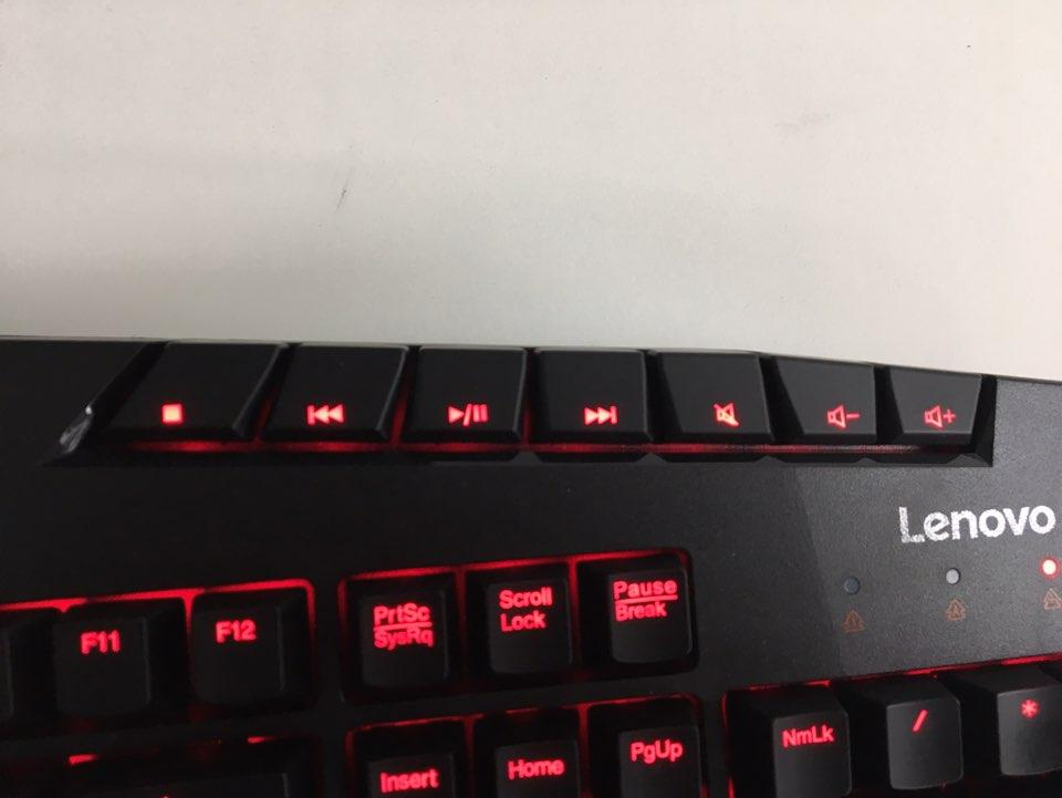 레노버 Y 기계식 키보드 상단&amp;#44; 음악 재생 및 볼륨 조절 버튼