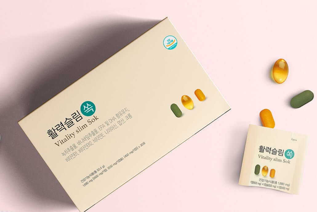 교원웰스에서 나오는 다어어트 보조제 활력슬림쏙 사진입니다.