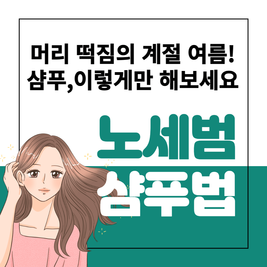 노세범 샴푸법
