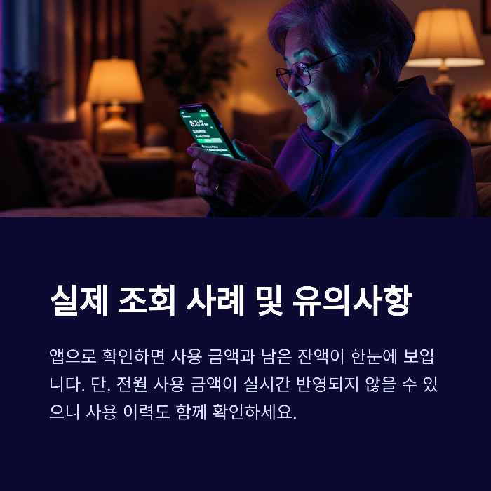 실제 조회 사례 및 유의사항