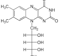 리보플라빈 화학구조