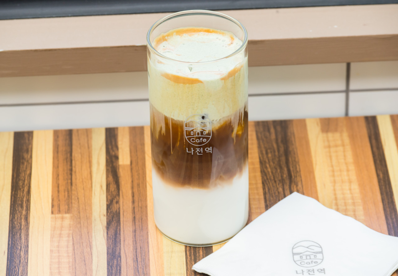 나전역크림커피