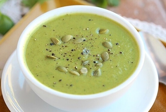 키토제닉 다이어트식단-강황 애호박 스프