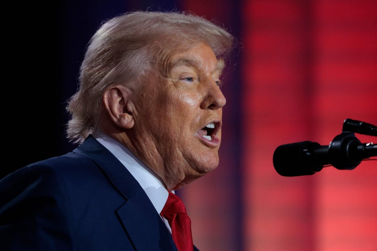 도널드 트럼프 미국 대통령.