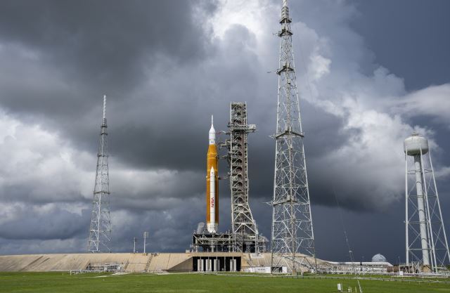 아르테미스 1단계 로켓 '우주발사시스템(SLS)' / 연합뉴스