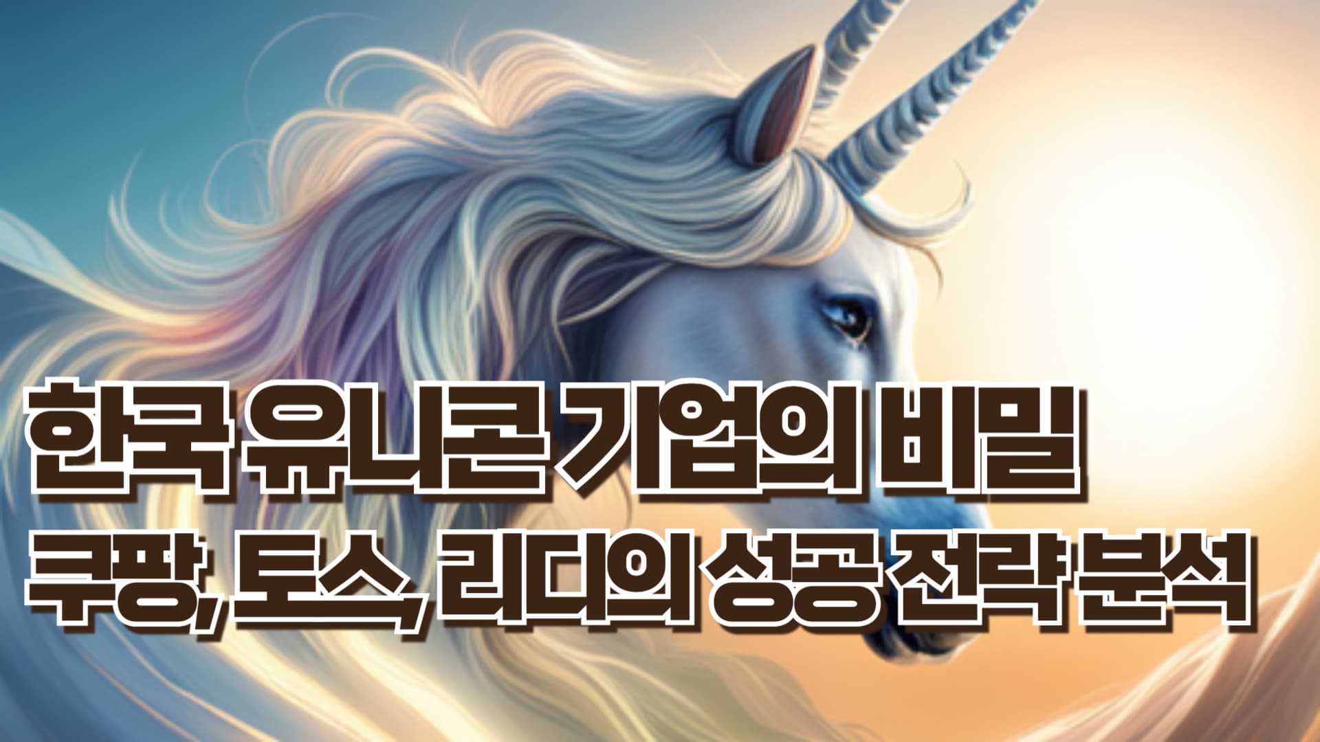 한국 유니콘 기업의 비밀: 쿠팡&#44; 토스&#44; 리디의 성공 전략 분석