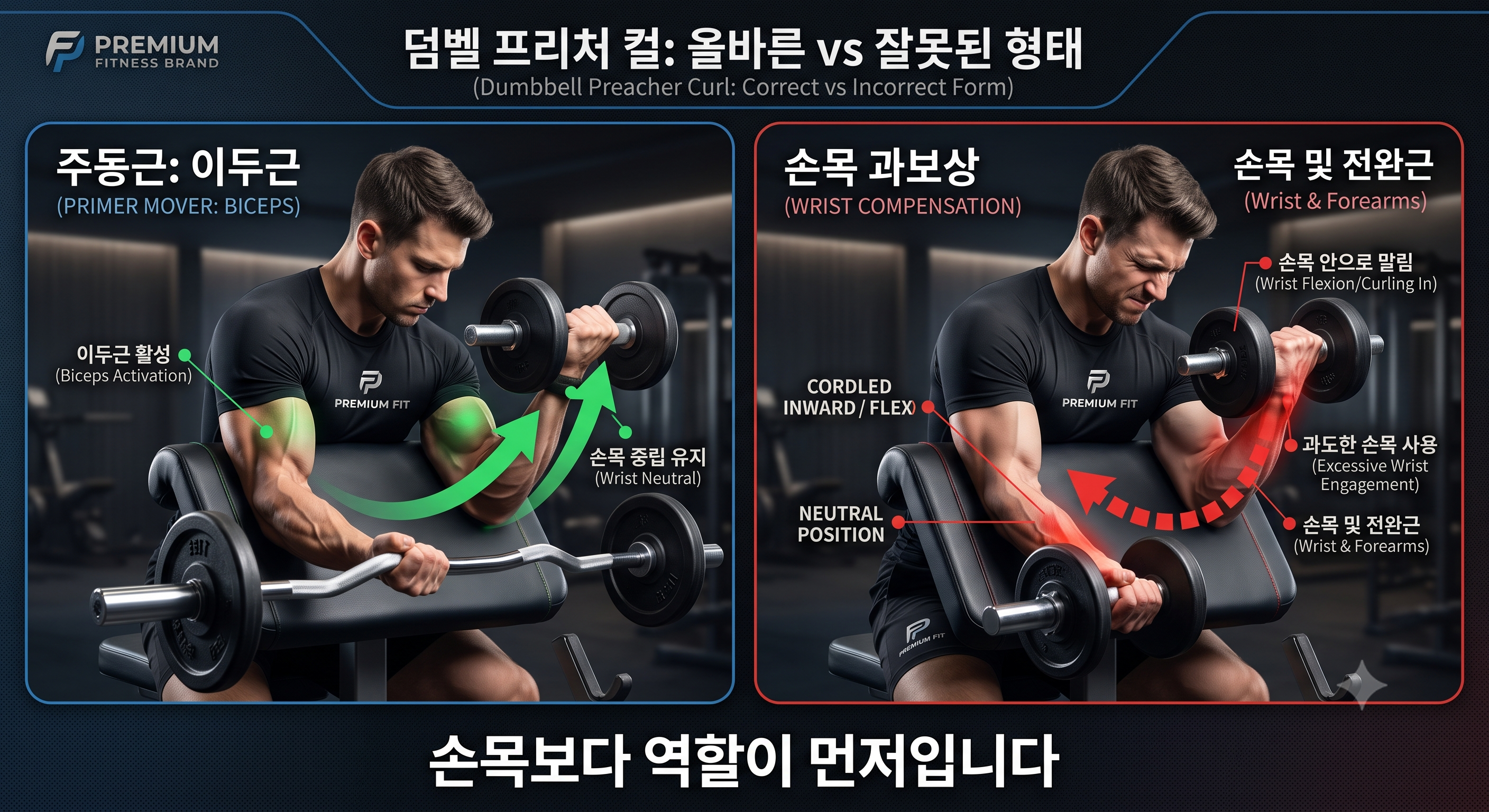 손목보다 역할이 먼저다