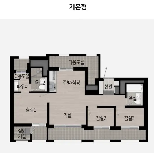 59㎡A-평면도-기본형-사진