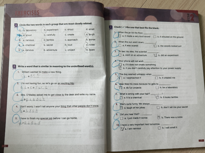 4000 Essential English Words 1권 Unit2 Exercise