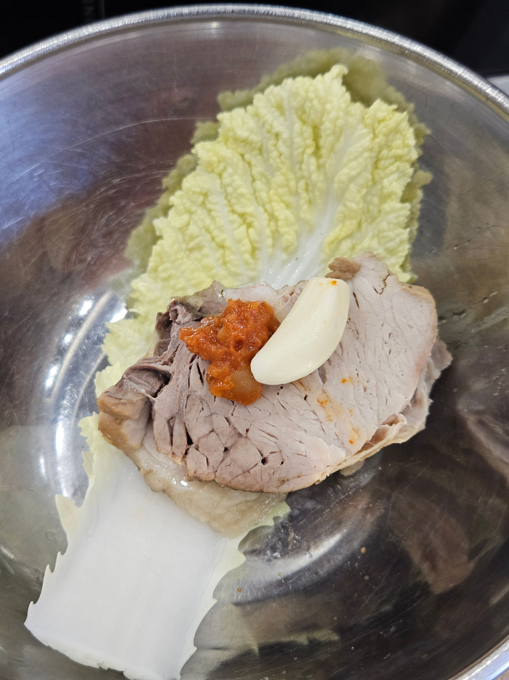 기장옥 샤브 칼국수 온수육