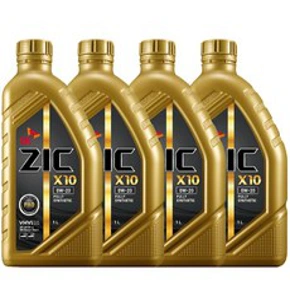 SK엔무브 지크 X10 엔진오일&#44; 4개&#44; 0w-20&#44; 1L