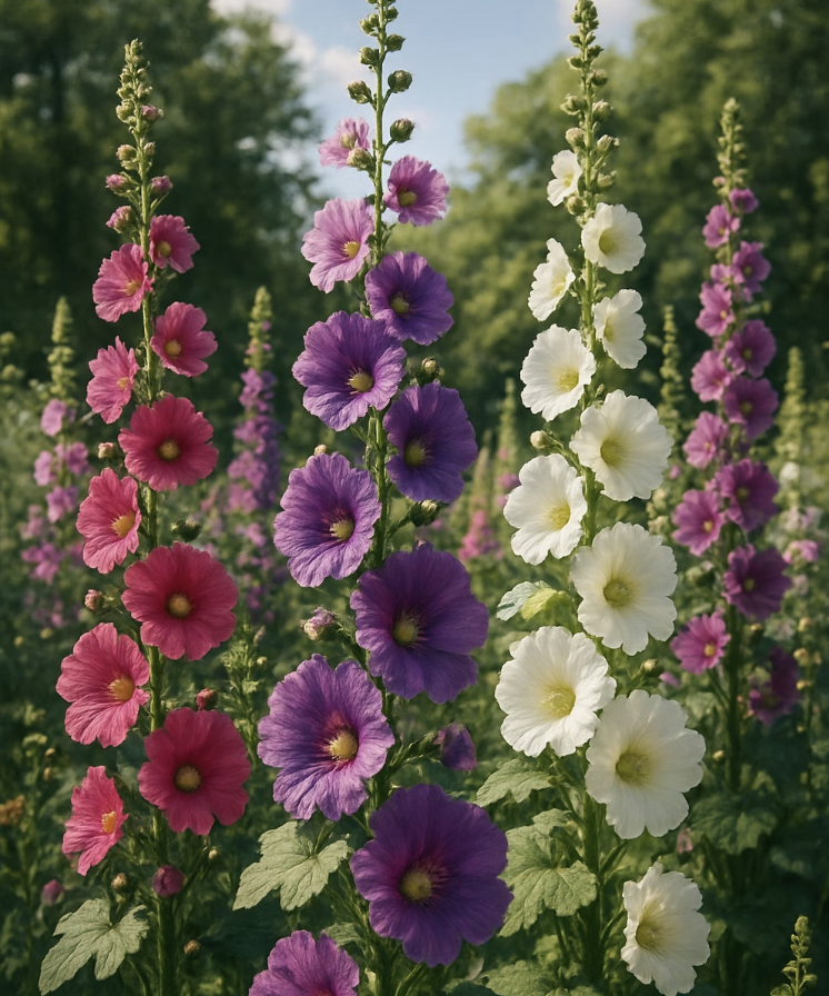 2. 꽃이 피어나는 방식의 차이