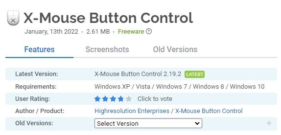 X-Mouse-Button-Control