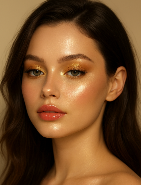 수분광 피부를 위한 글로우 메이크업