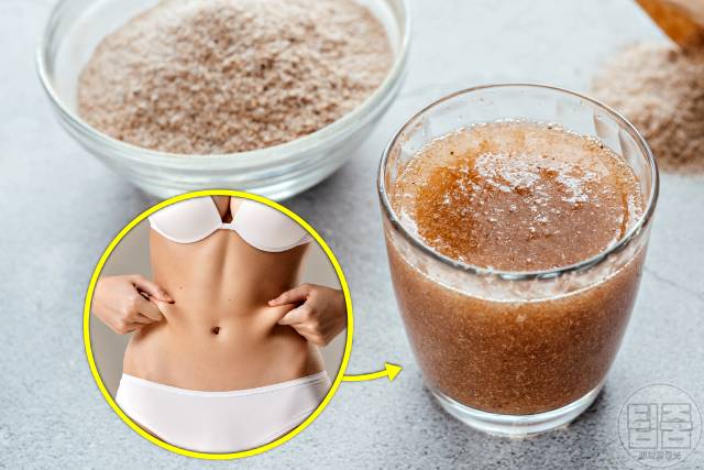 복부지방분해 차 추천 차전자피 폐경 후 뱃살 관리