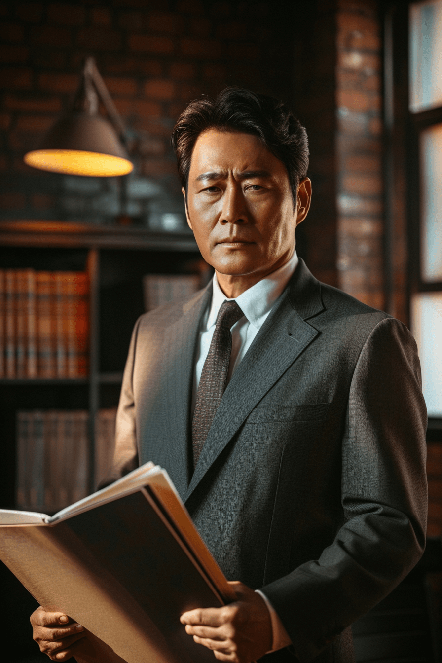 정장을-입고-서-있는-노무사-남성-이미지