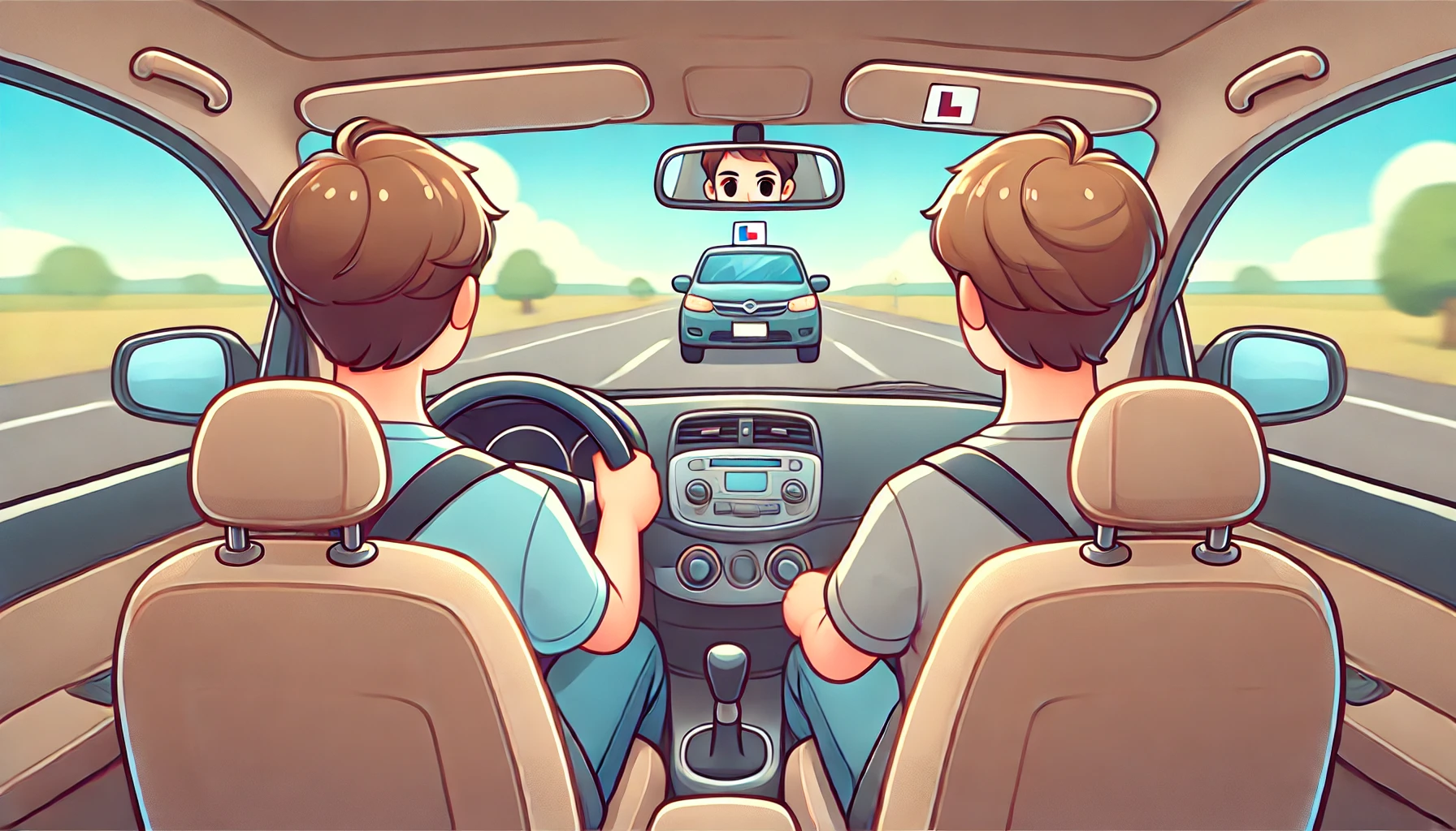 운전중-시선처리