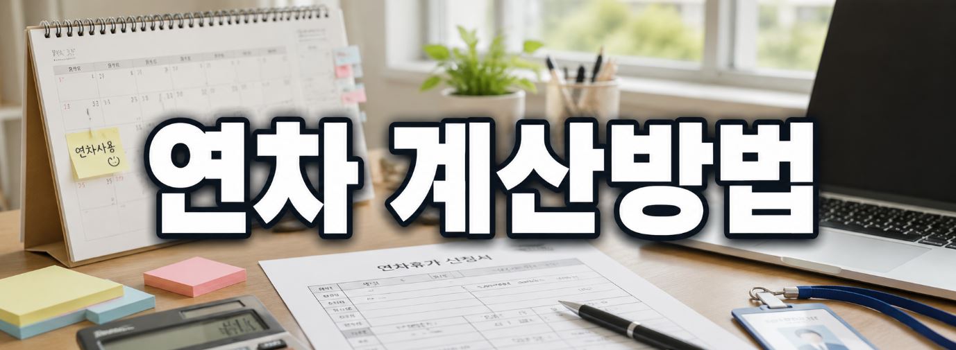 연차 발생기준 및 계산방법, 근속연수별 총정리 2026