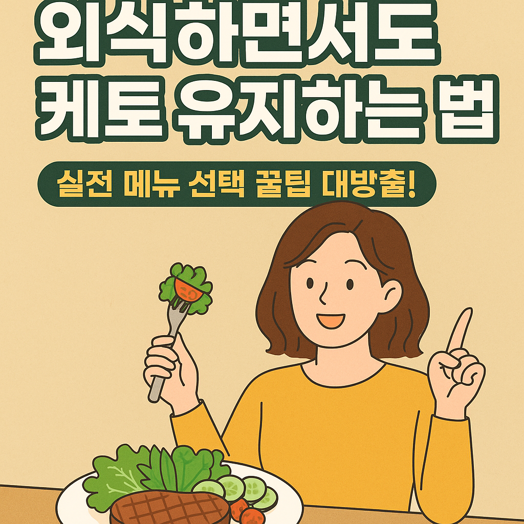 외식하면서도 케토 유지하는 법 실전 메뉴 꿀팁