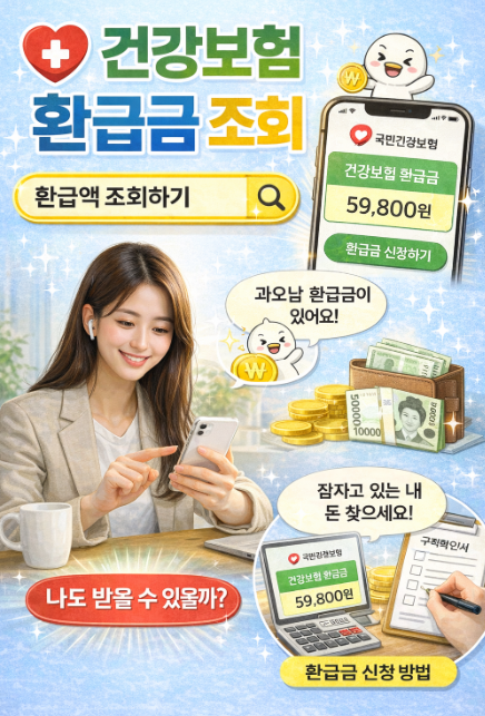 건강보험 환급금 조회