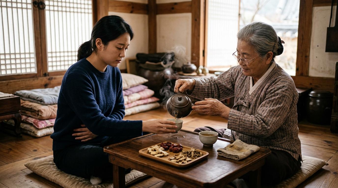 배가 아프거나 속이 좋지 않을 때의 민간요법