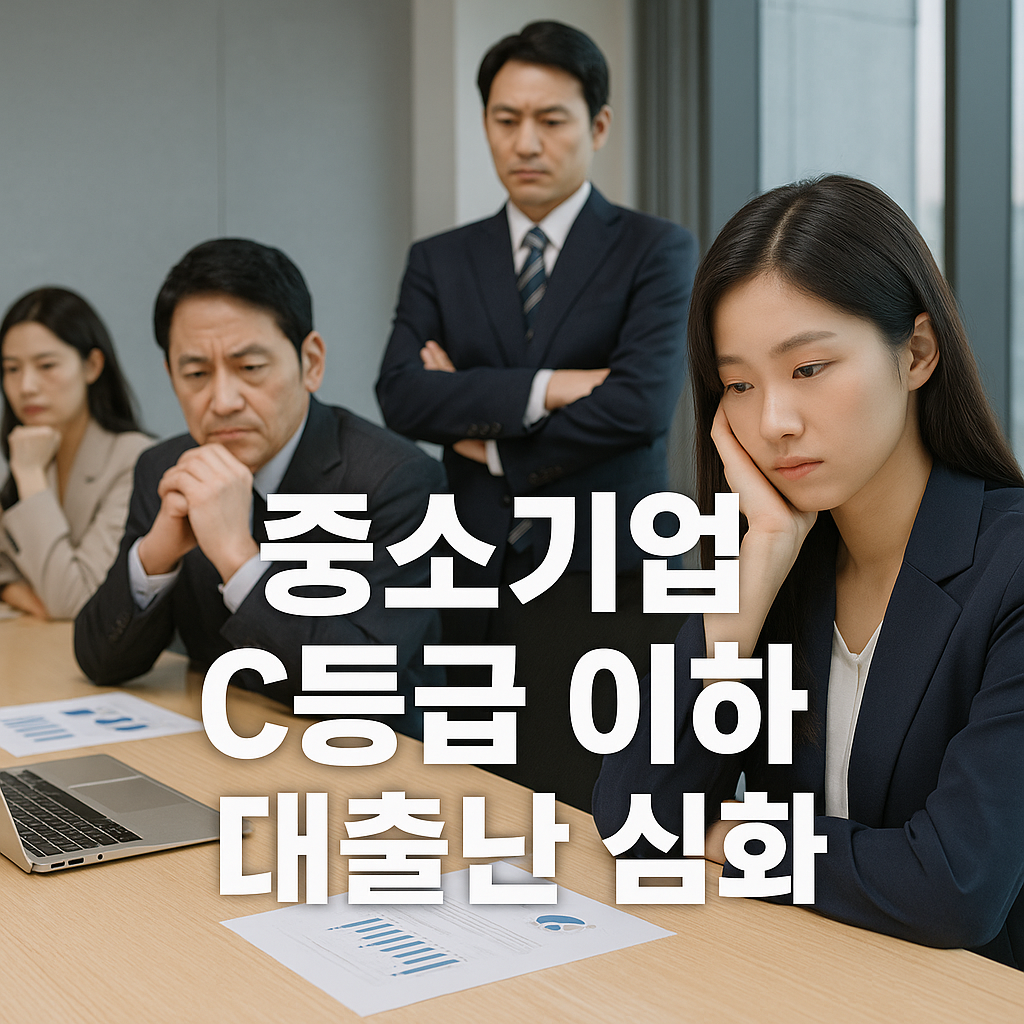 중소기업대출난심화