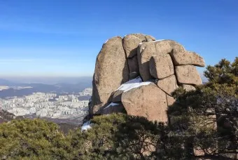 도봉산 등산코스 지도 둘레길 다락능선 코스_3