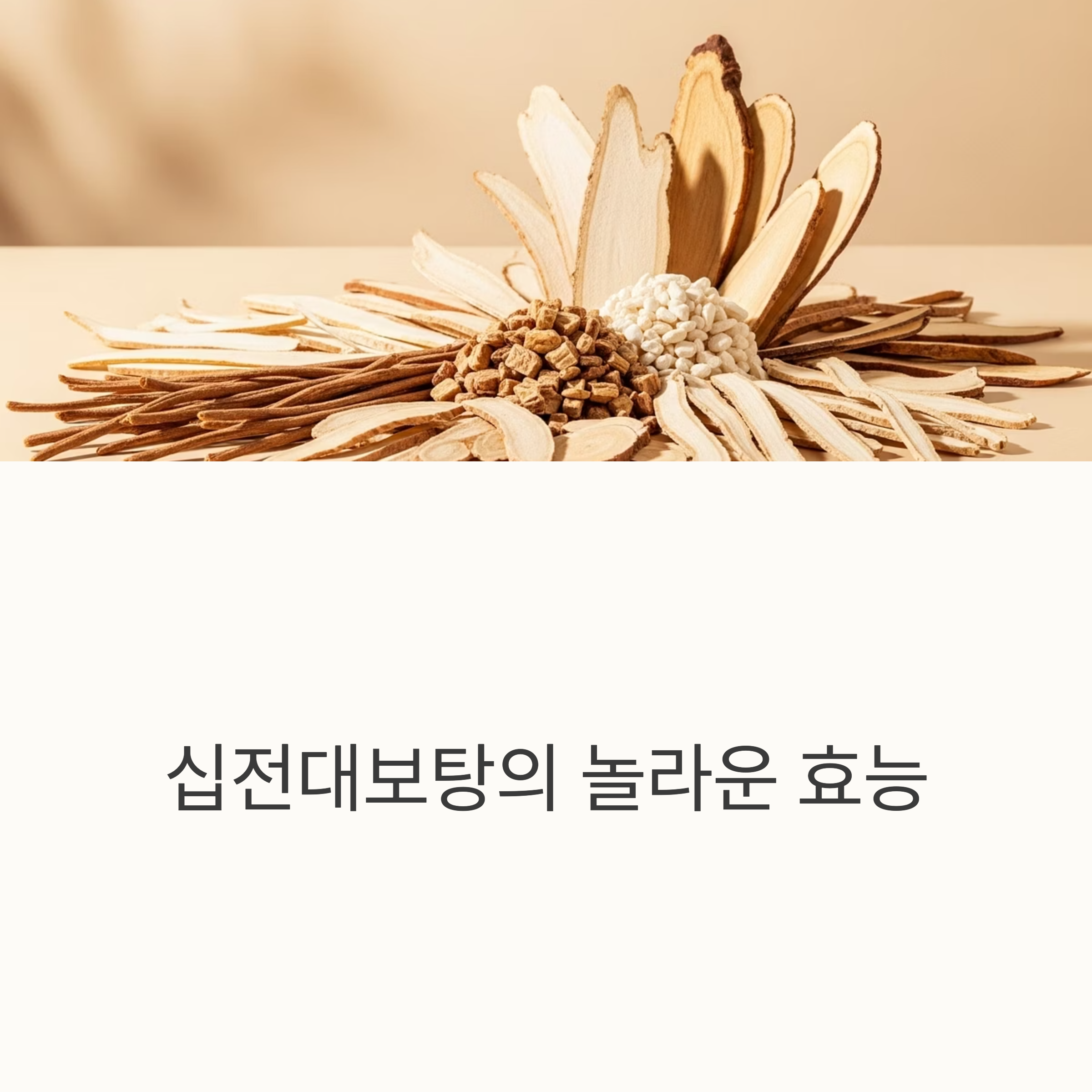 십전대보탕의 놀라운 효능