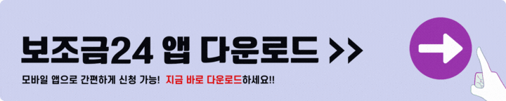 보조금 24 앱 다운로드