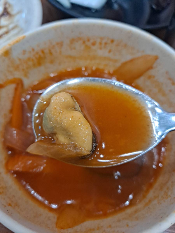 홍합들어간 짬뽕국물