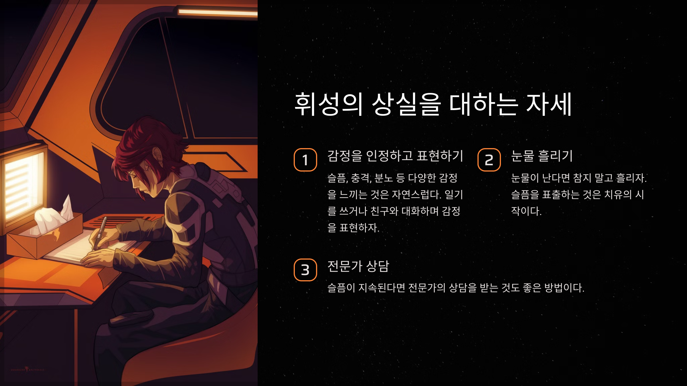 휘성의 상실을 대하는 자세