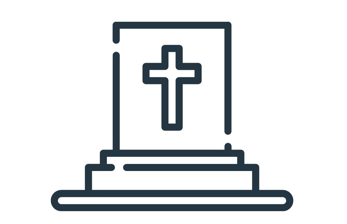 가족이 죽는 꿈, 무덤 이미지