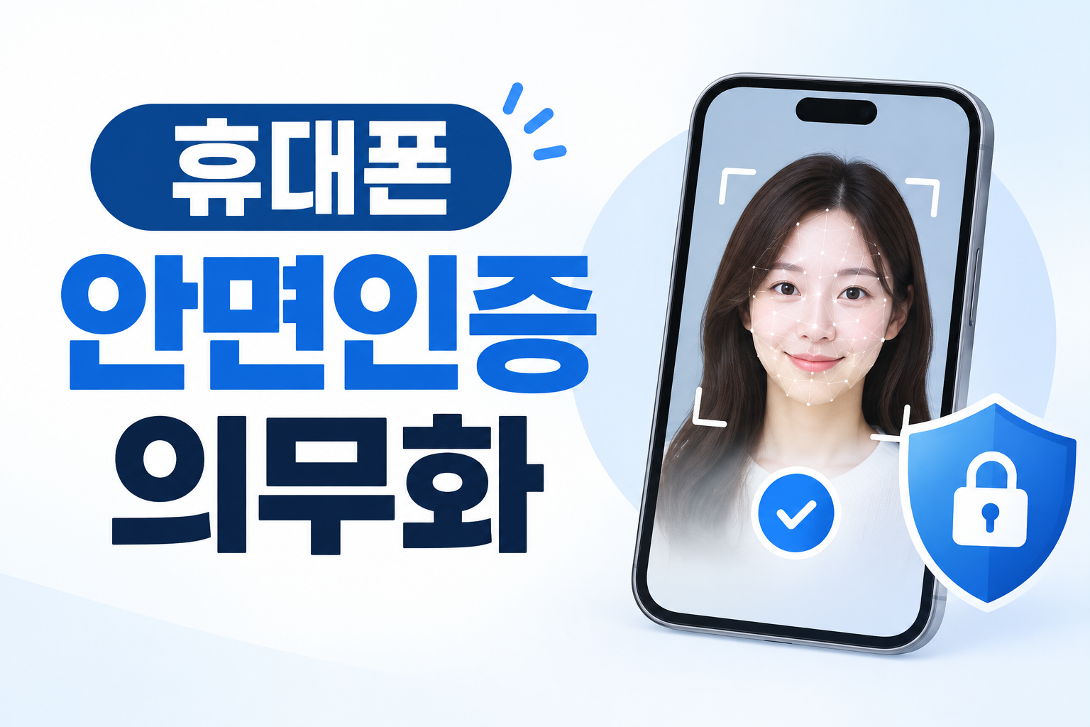 휴대폰 안면인증 의무화