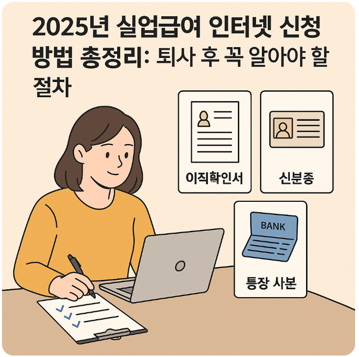 2025년 실업급여 인터넷 신청 방법 총정리: 퇴사 후 꼭 알아야 할 절차