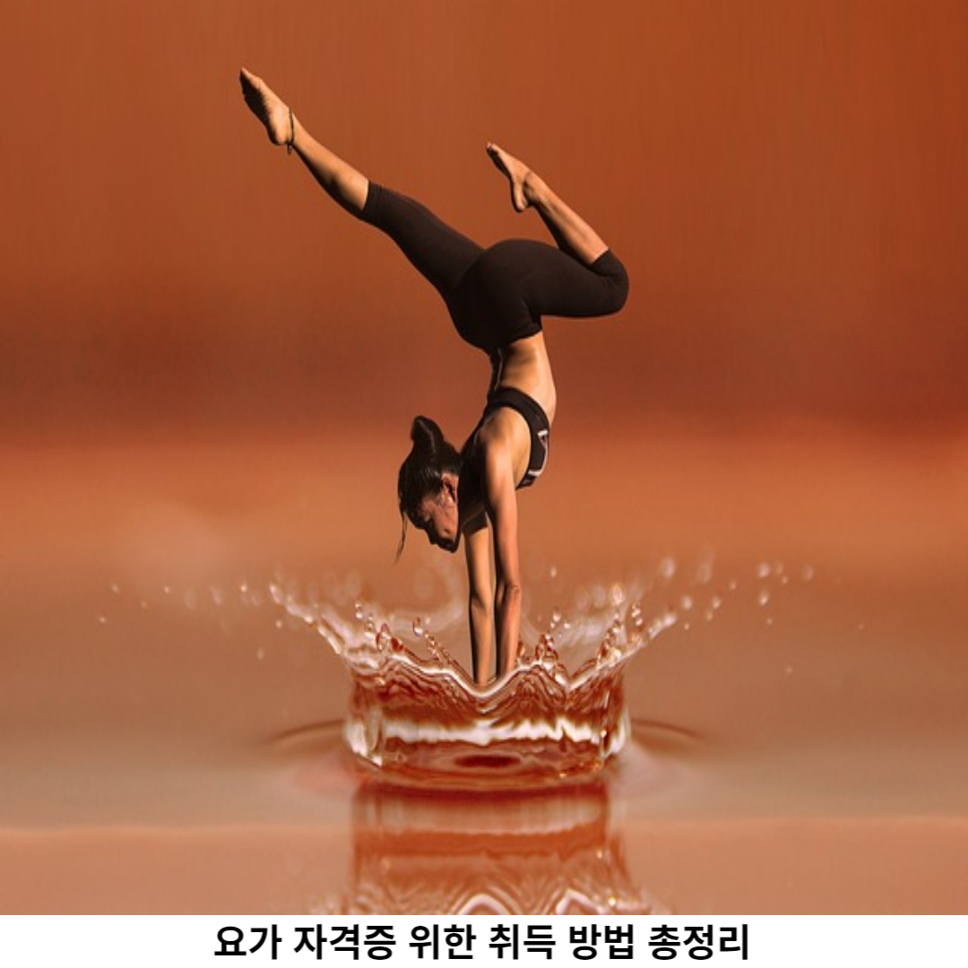 요가 자격증 취득 방법