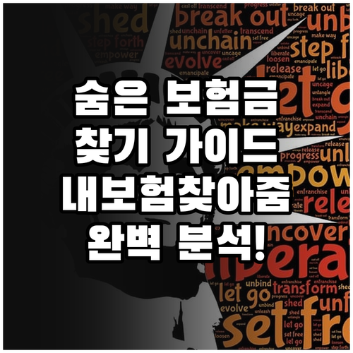 숨은 내 보험금 찾기: 내보험찾아줌 ..